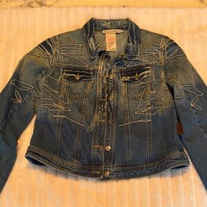 Kids Christian Dior Distressed Denim Jacket